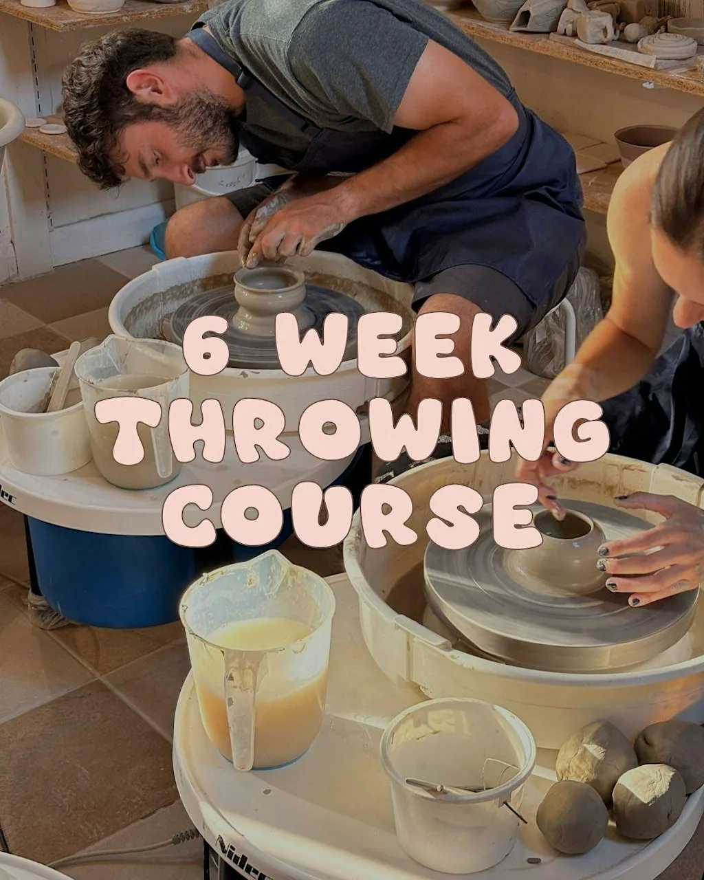 Throwing Course – 6 Week Wheel Course at Clayful Hands
