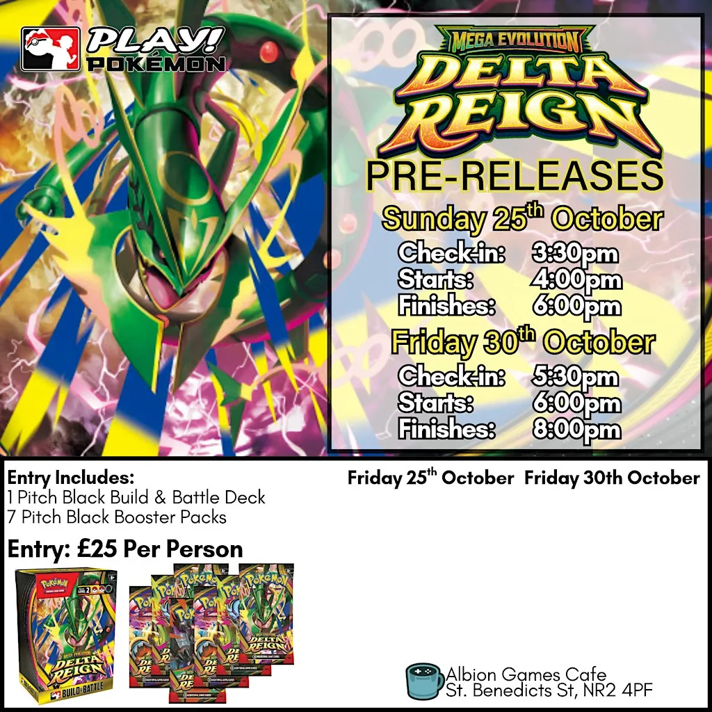 Pokémon TCG Delta Reign Pre-Release - Friday 30th October