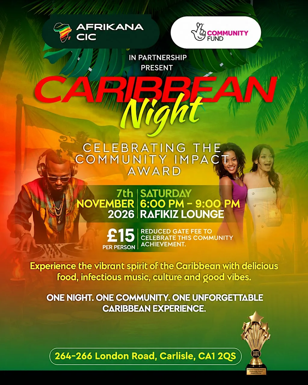 CARIBBEAN NIGHT at 264 London Rd
