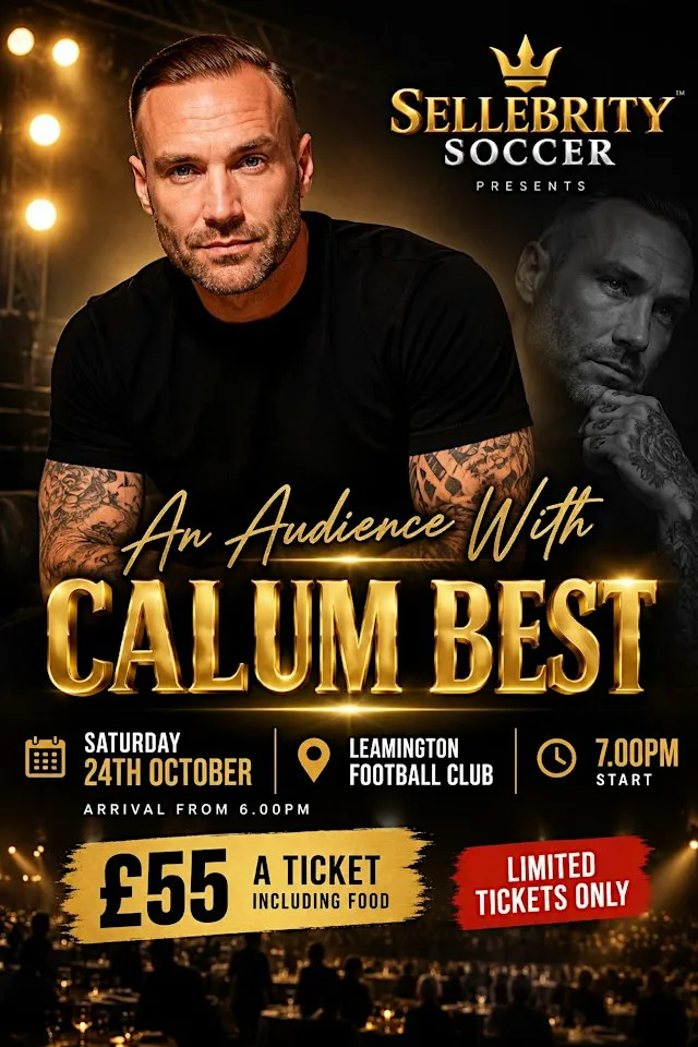 An Audience with Calum Best at Leamington Football Club
