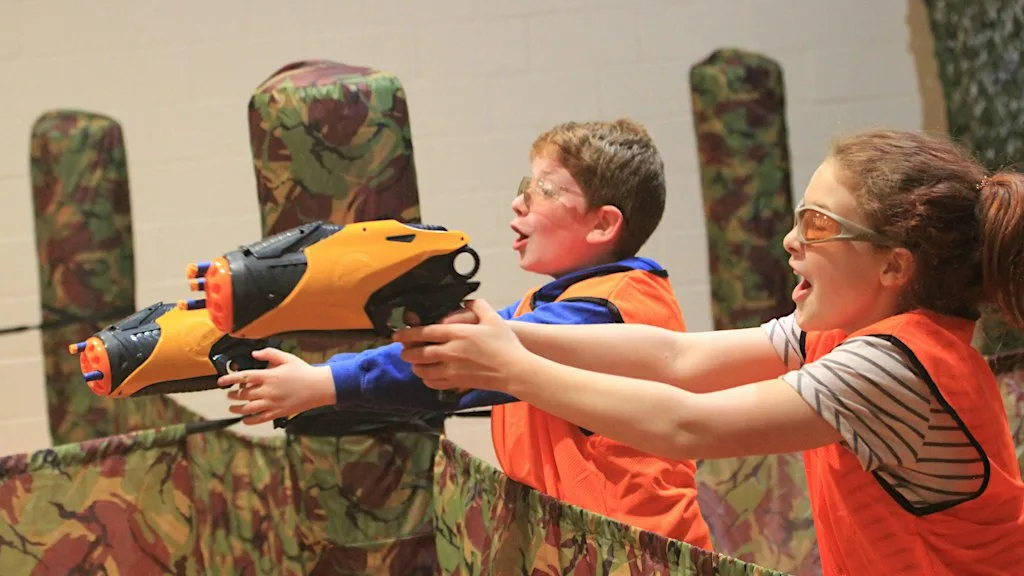 Nerf Wars Fun at SESMA Studio