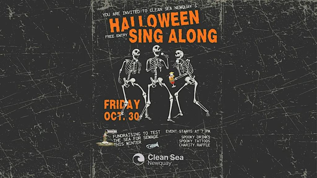 CLEAN SEAS NEWQUAY || HALLOWEEN SINGALONG at Whiskers Newquay