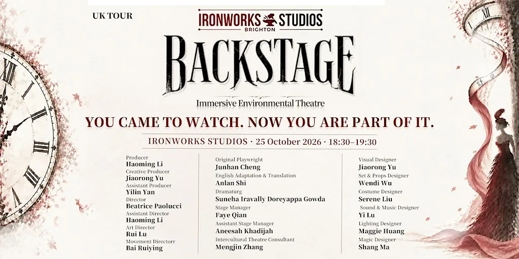 Backstage at Ironworks Studios