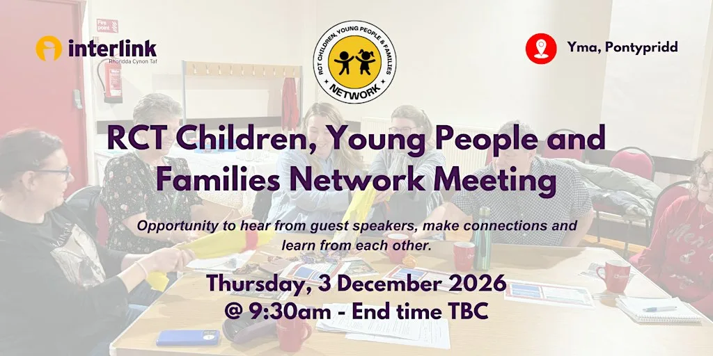 RCT Children, Young People and Families Network Meeting at YMa Pontypridd