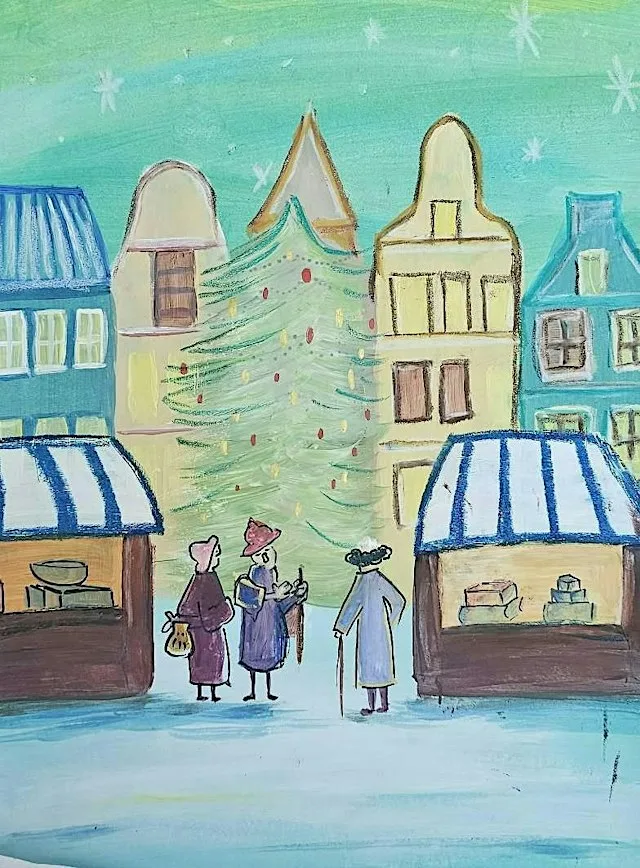 Sip and paint: European Winter Scene at Denton West End Community Library