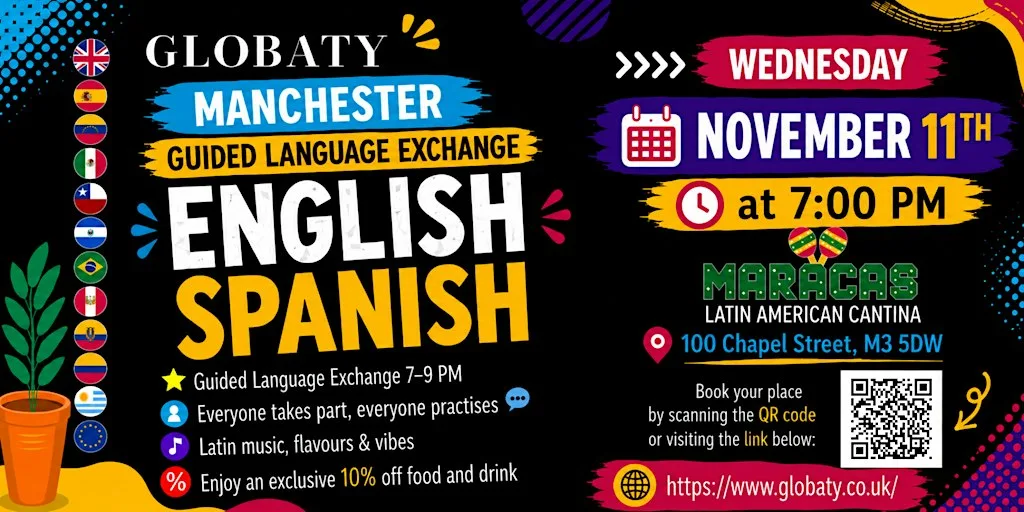 Manchester Guided English – Spanish Language Exchange