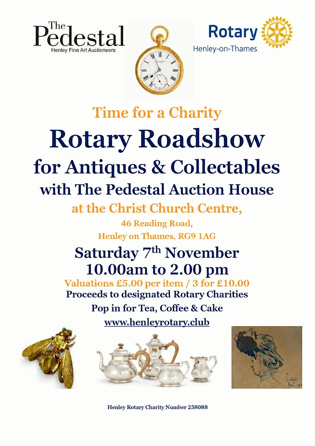 The Pedestal auction house & Henley Rotary Club roadshow