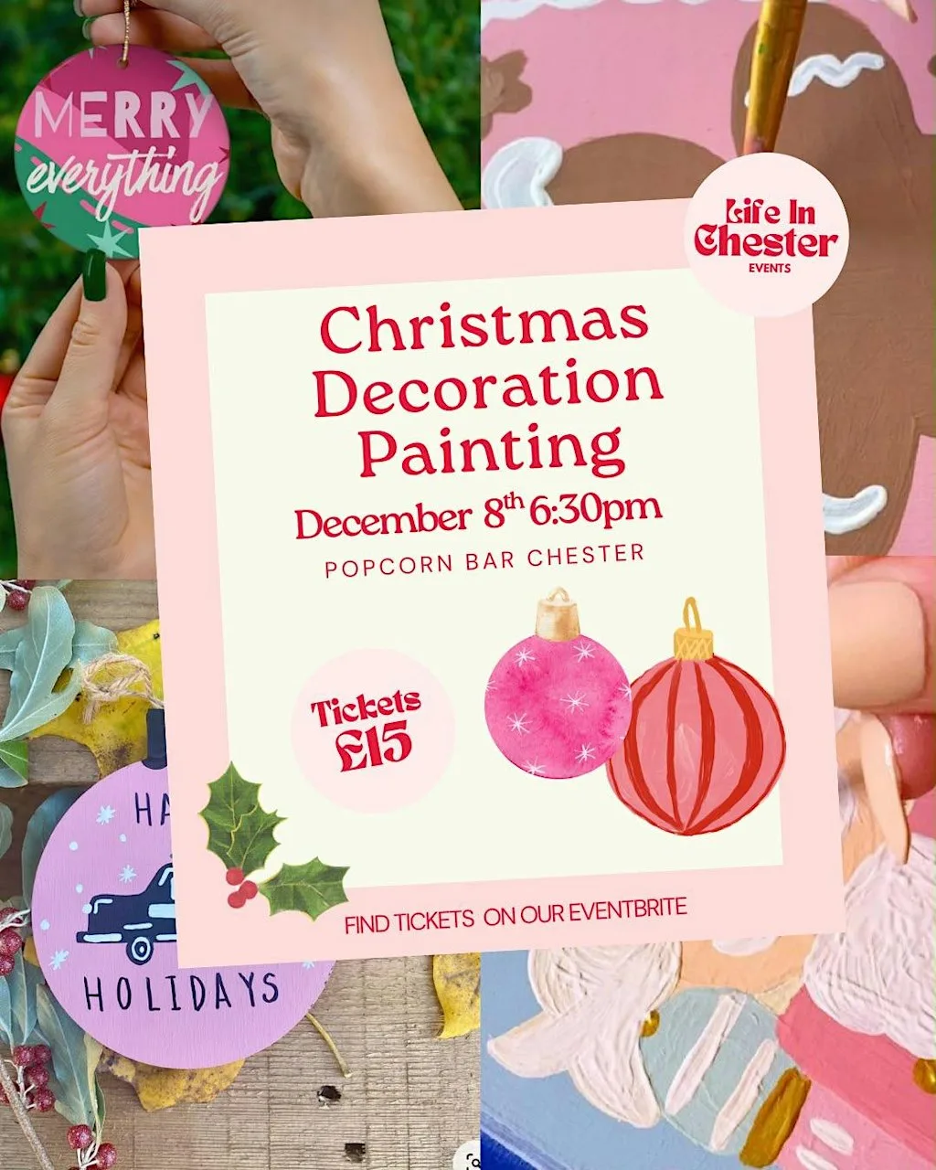 Christmas Decoration Painting at Popcorn