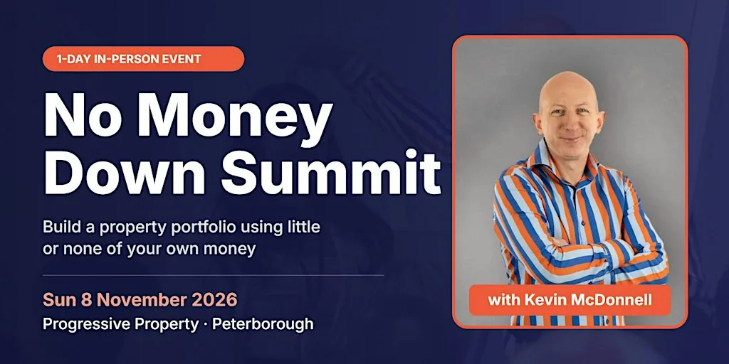 No Money Down Summit with Kevin McDonnell – Peterborough at Progressive Property Training Academy
