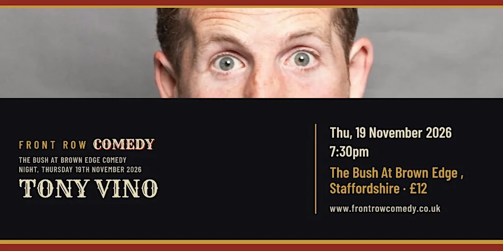 The Bush At Brown Edge Comedy Night, Thursday 19th November 2026