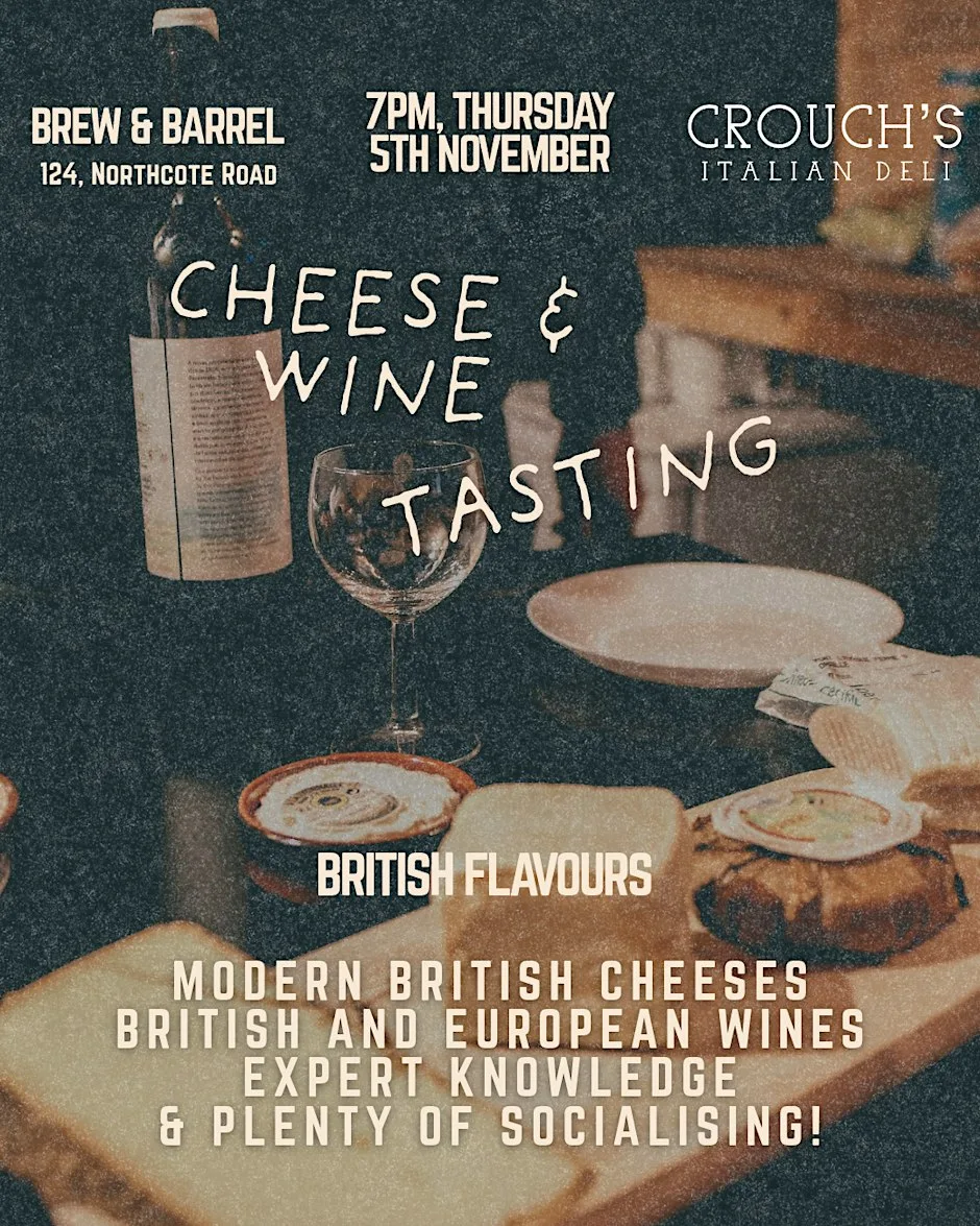 Cheese & Wine Tasting at Brew & Barrel