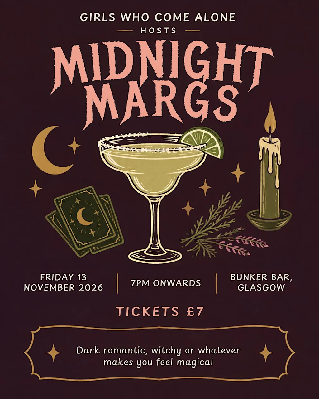 MIDNIGHT MARGARITAS at The Bunker Bar