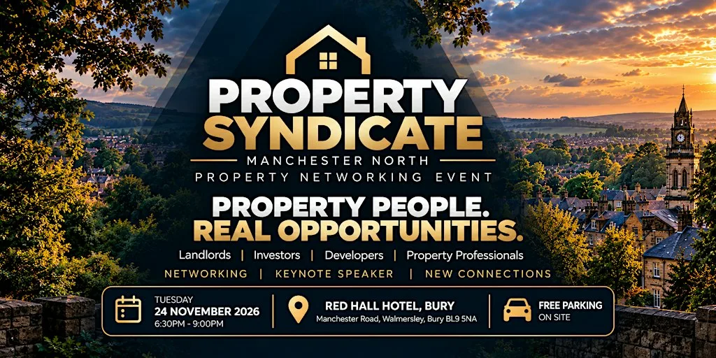 Syndicate Manchester North – Property Networking Event at Red Hall Hotel