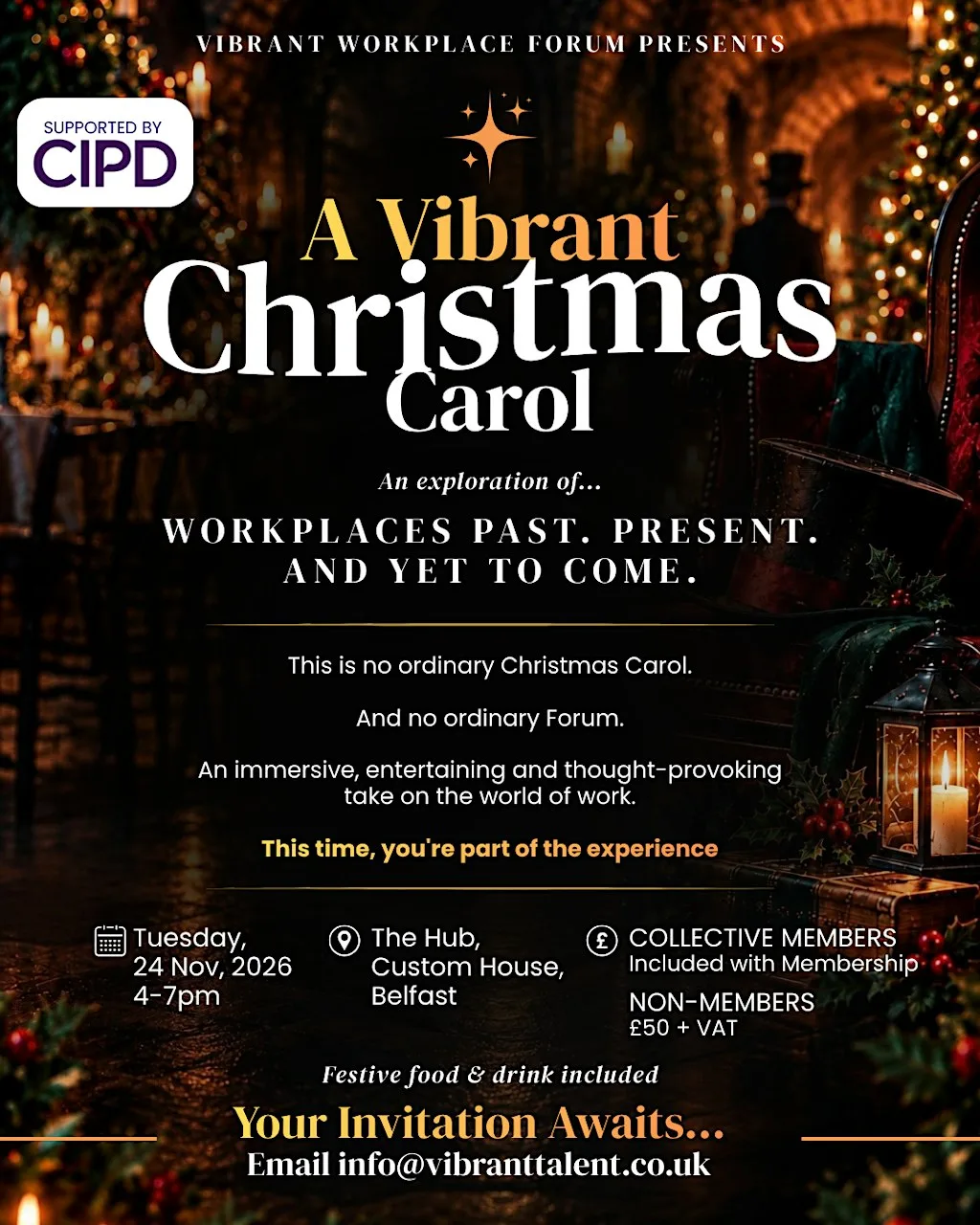 A Vibrant Christmas Carol at Custom House