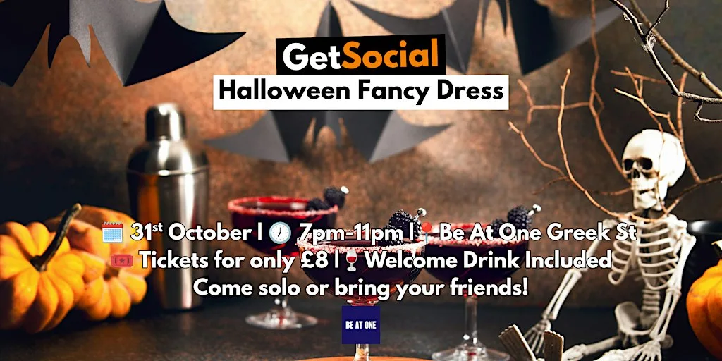 Leeds Halloween Fancy Dress Party (20s–40s) | Meet New People at Be At One - Greek Street Leeds