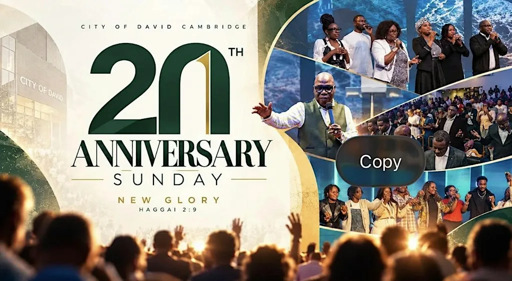 20th Anniversary Thanksgiving Sunday