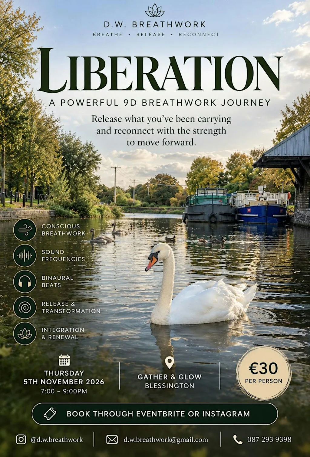 9D Breathwork- Liberation. at GATHER & GLOW BLESSINGTON