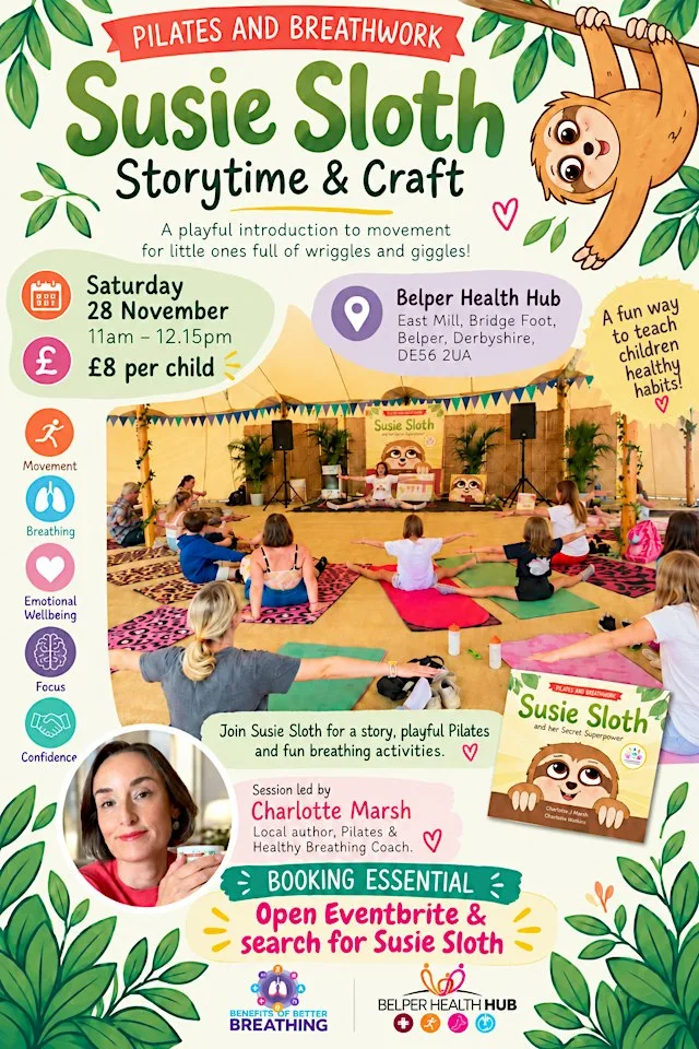 Susie Sloth Storytime - Pilates, Breathwork & Craft