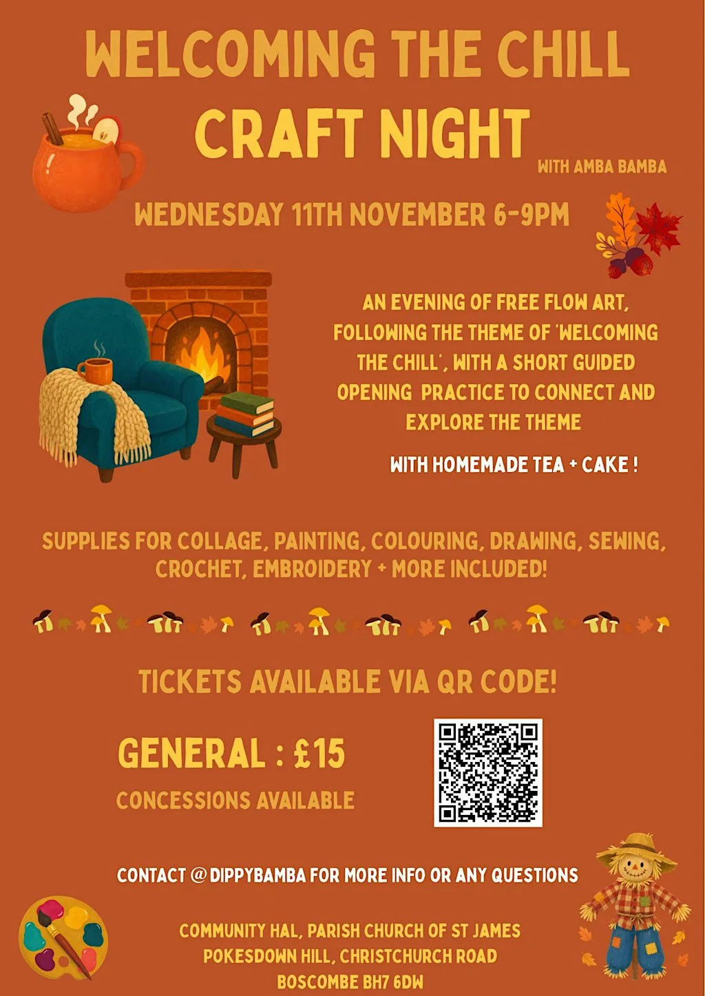 ‘Welcoming The Chill’ Craft Night with Amba Bamba
