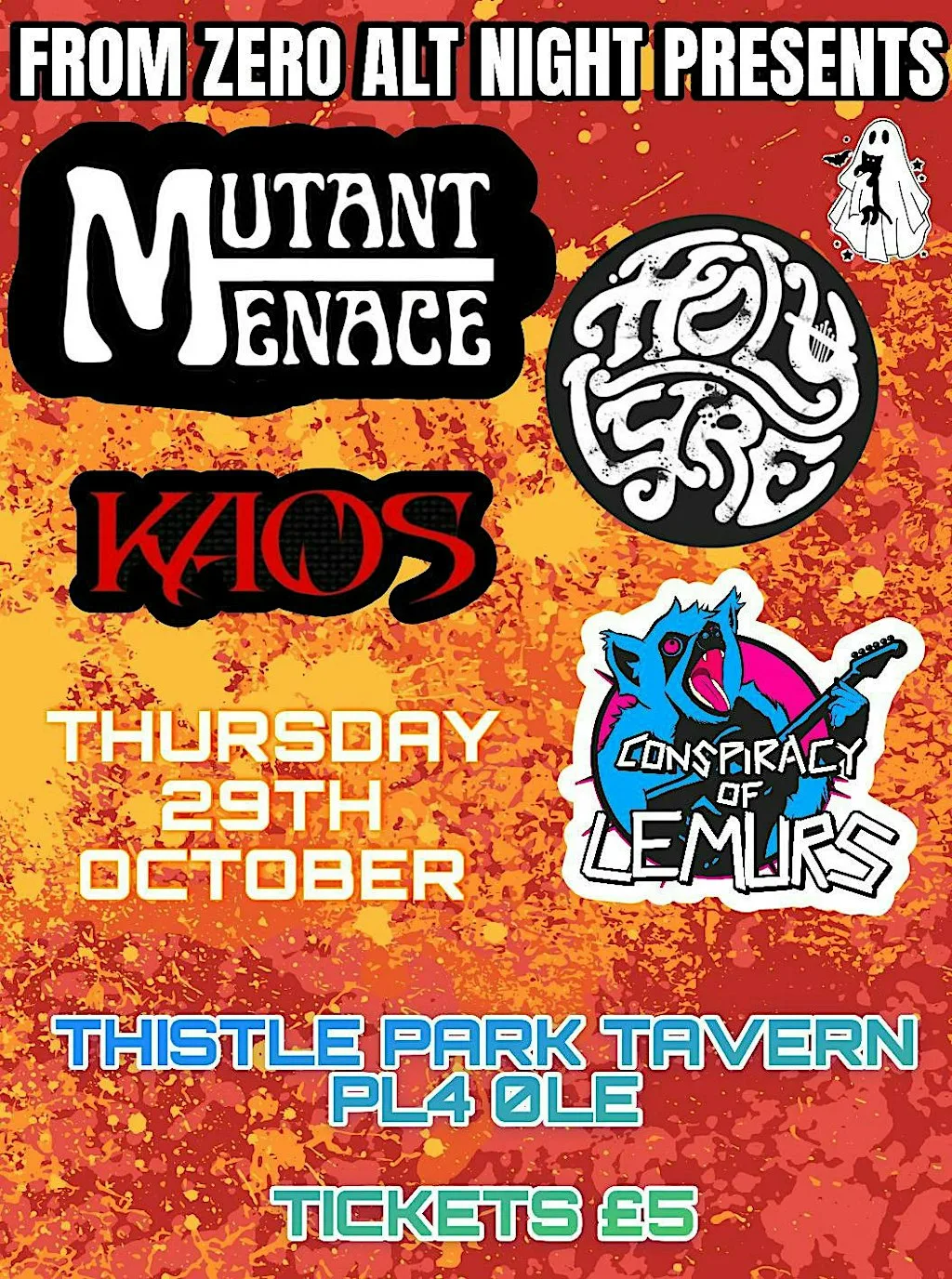 From Zero - Mutant Menace at Thistle Park Tavern