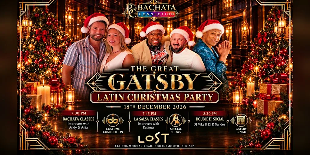 The Great Gatsby Latin Christmas Party