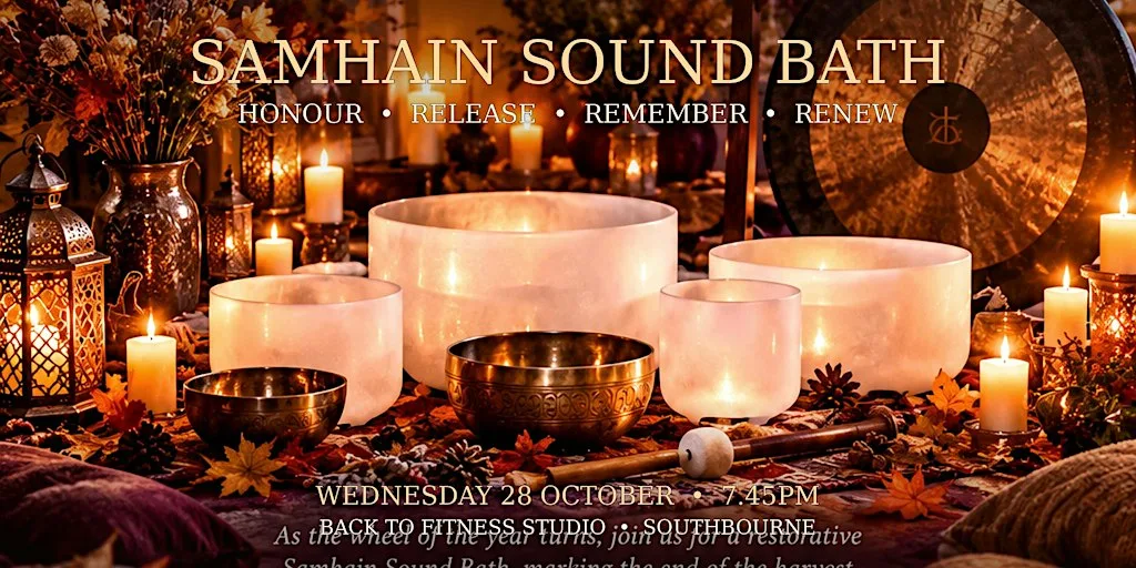 Samhain Sound Bath at Back To Fitness Studio