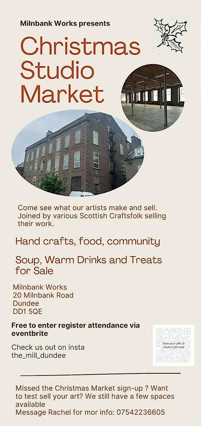 Christmas Studio Market at 20 Milnbank Rd