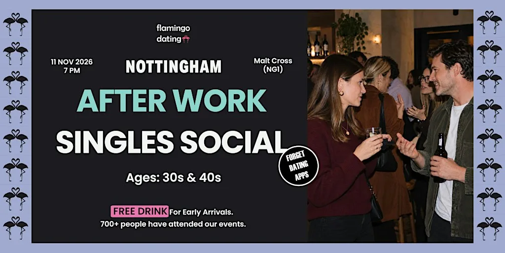 Singles Social After Work | 30s & 40s | Malt Cross | FREE Welcome Drink