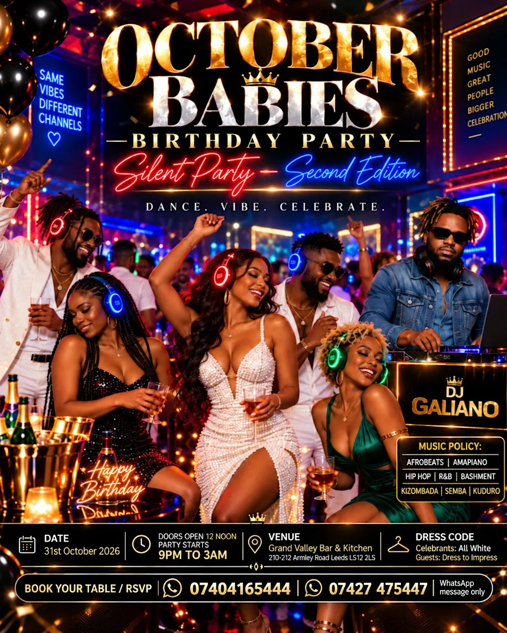 October babies birthday Party at Grand Valley Bar and kitchen