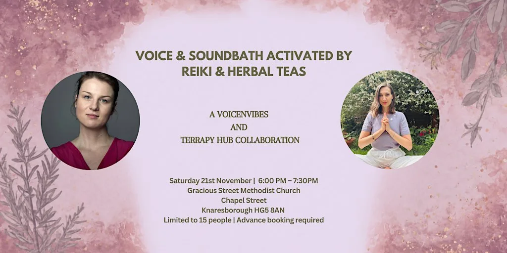 Voice & Soundbath Activated by Reiki & Herbal Teas at Gracious Street