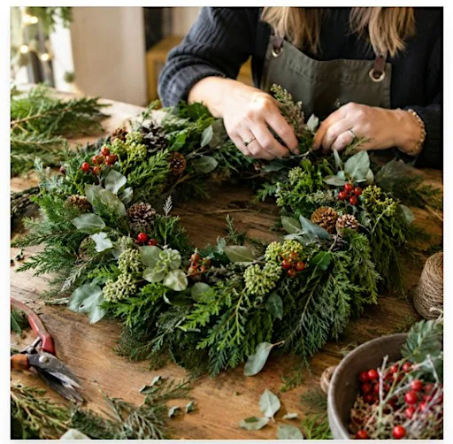 Christmas Wreath Workshop at Viables Community Centre