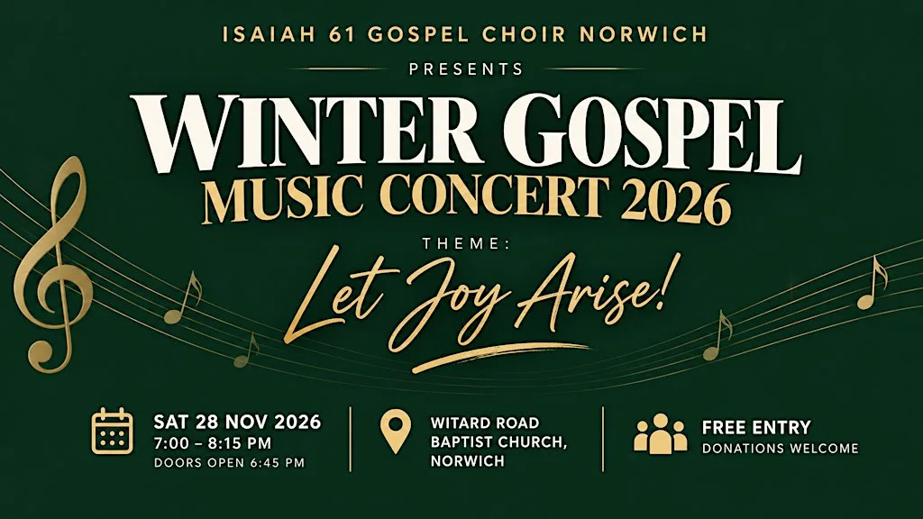 Winter Gospel Music Concert 2026: Let Joy Arise!
