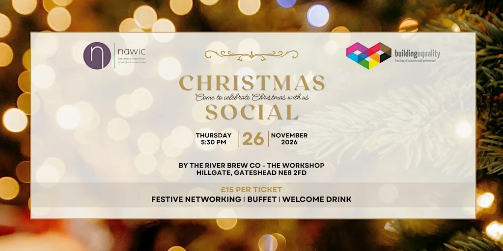 NAWIC NE X Building Equality Christmas Social 2026 at By The River Brew Co.