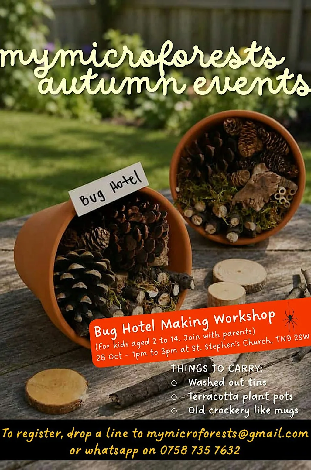 Bug Hotel Making Workshop at St. Stephen's Church