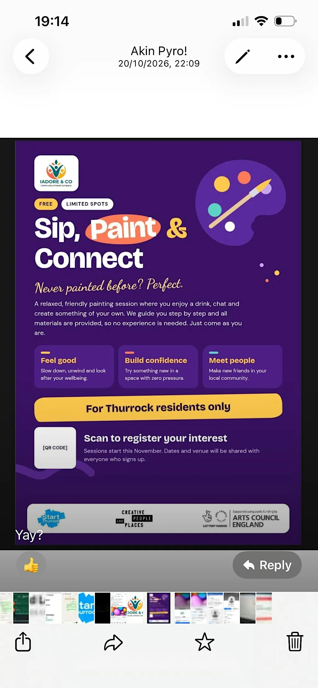 Sip, Paint & Connect at The Bull Pub & Restaurant · Grays