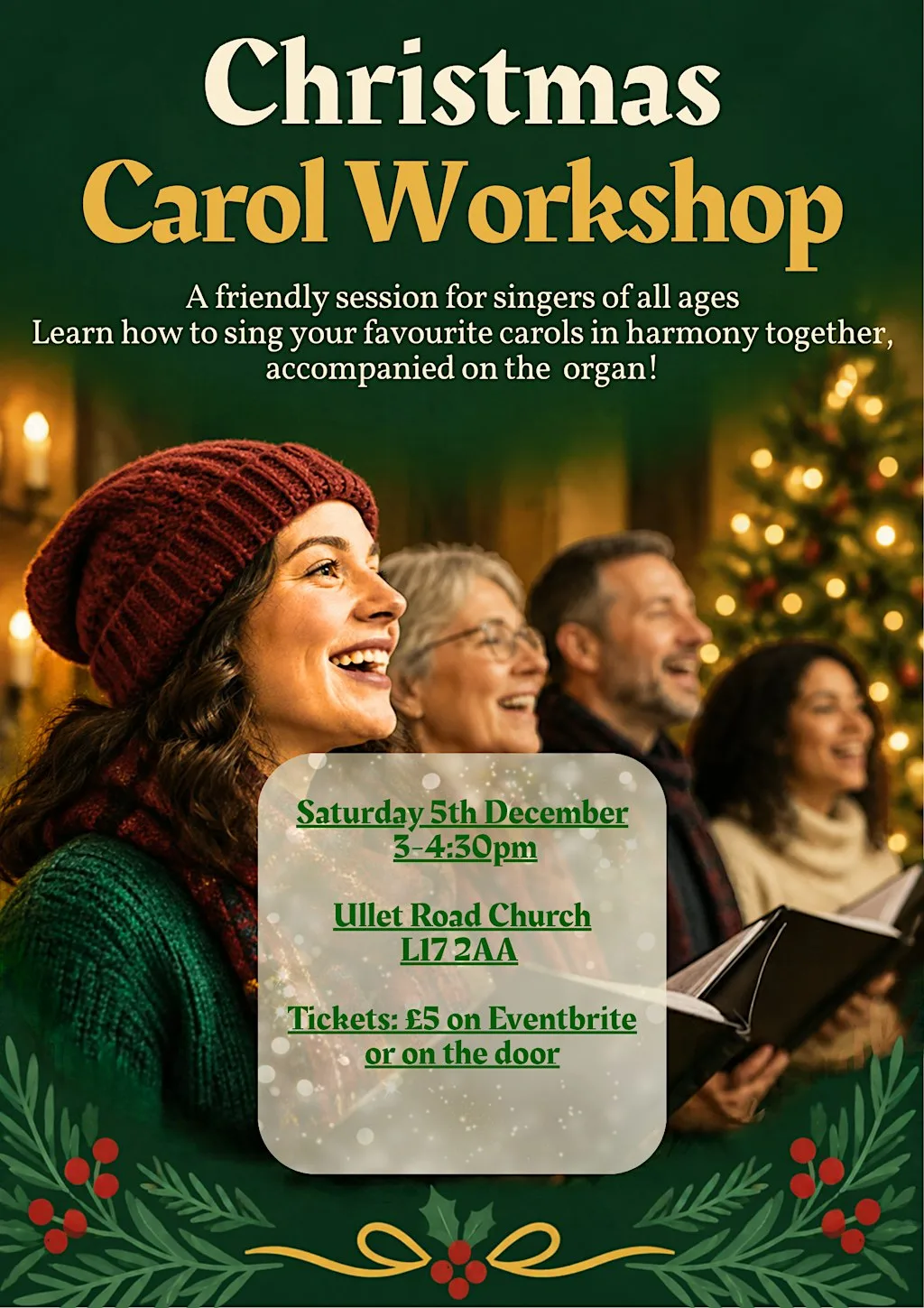 Raise Your Voices: A Carol Workshop