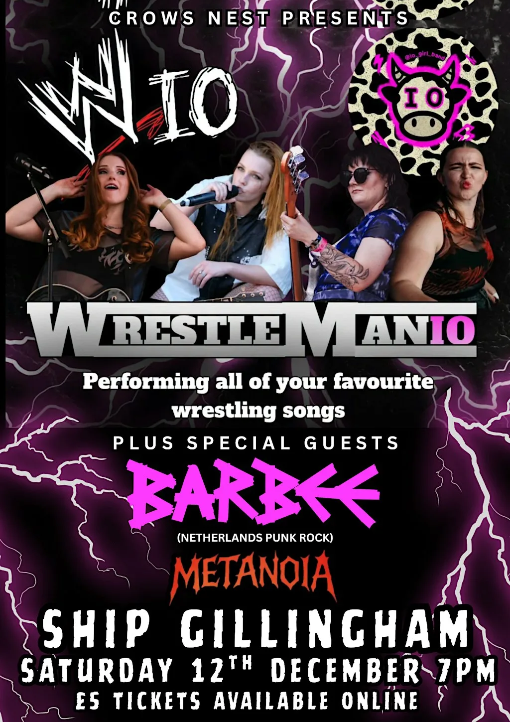 WIO (WWE covers set) / BARBEE / METANOIA - Ship Gillingham