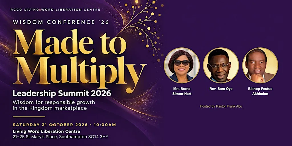 Made to Multiply | Leadership Summit 2026 at Living Word Liberation Centre - RCCG Church Southampton