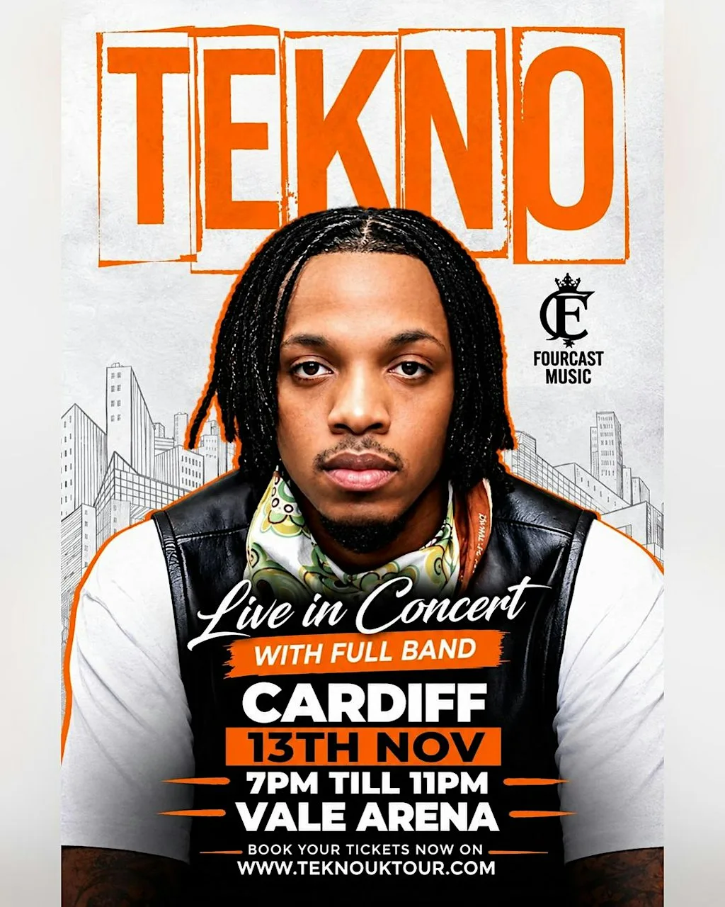 TEKNO LIVE IN CONCERT WITH FULL BAND CARDIFF