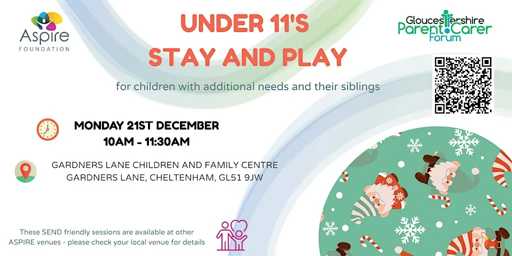 Aspire Under 11's Stay and Play December at Gardners Lane Childrens Centre