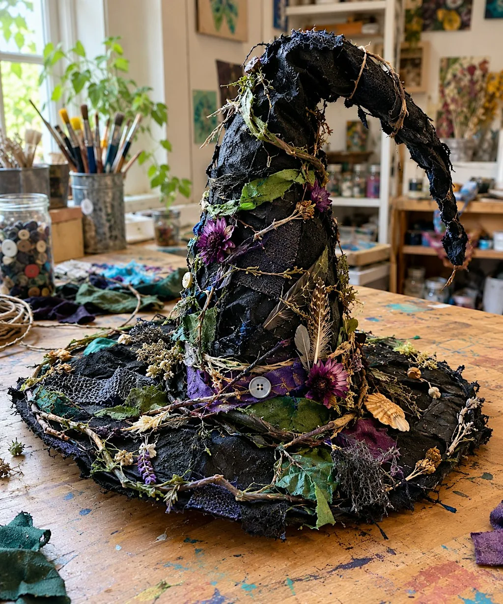 ‍Magical Witch Hat workshop at Studio 40, ACAVA SPODE WORK studios