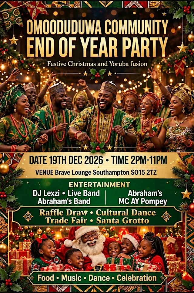 OmoOdùduwà Community End of Year Party 2026 ✨ at Brave Lounge