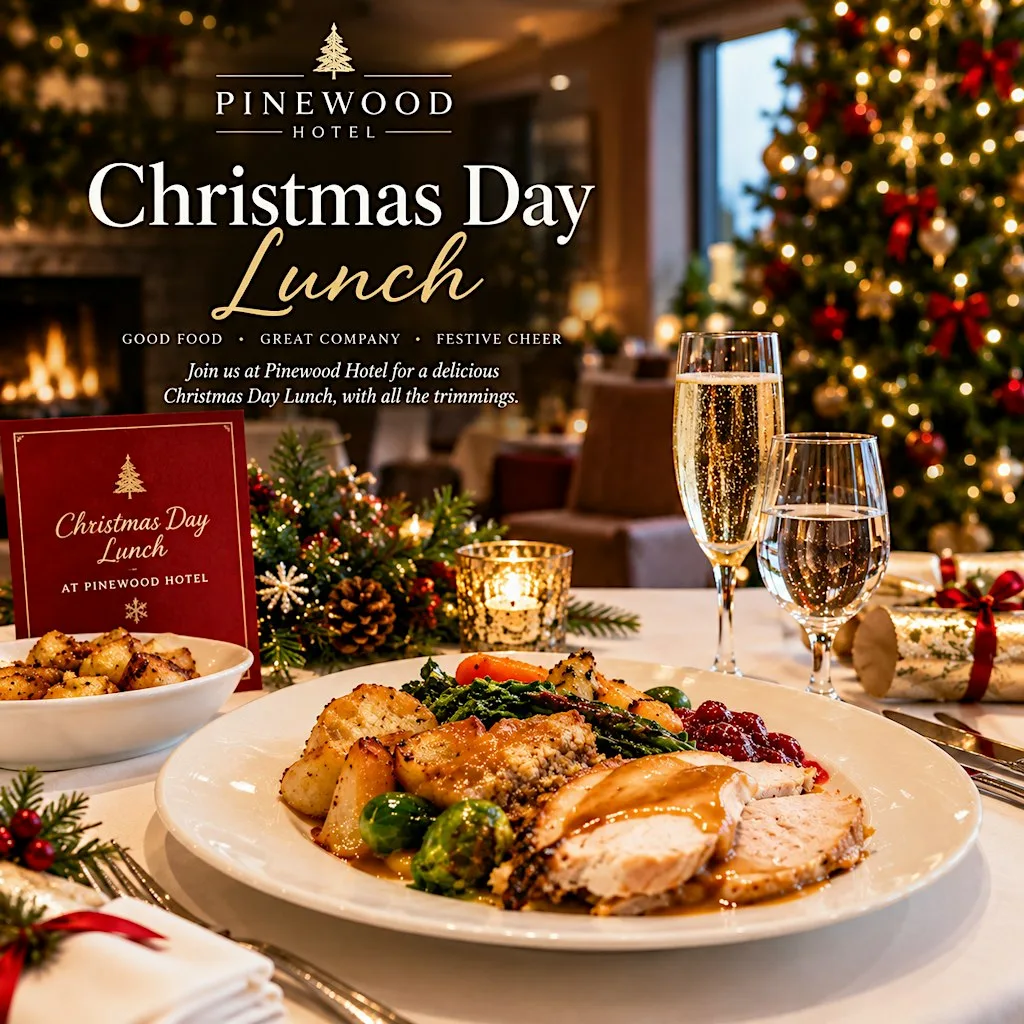 Christmas Day Lunch at Pinewood Hotel