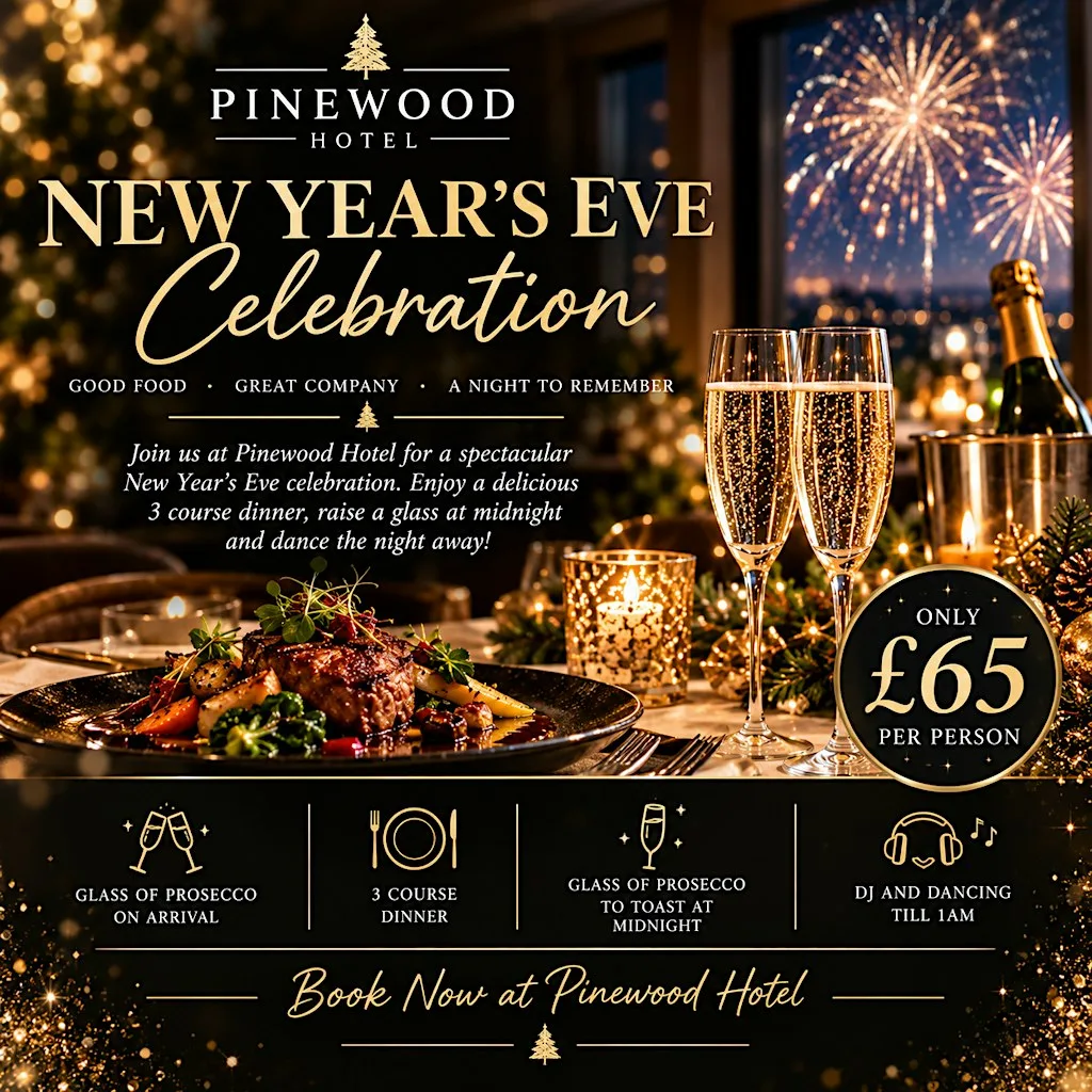 New Years Eve Gala at Pinewood Hotel