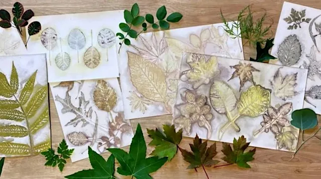Printmaking, Banner Workshops For the CoLab Story Garden at Positive Light Projects