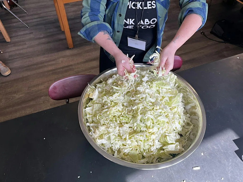 Fermented Sauerkraut and Hot Sauce