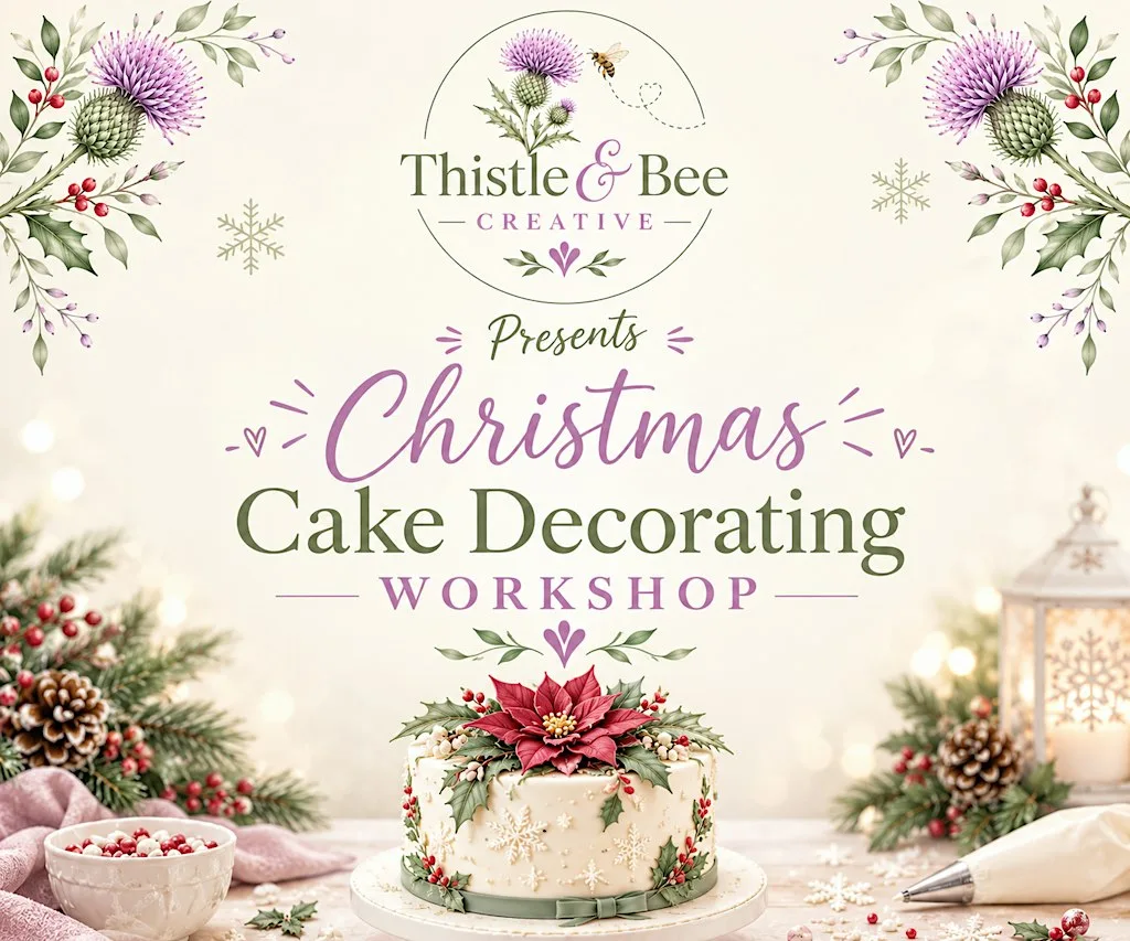 Thistle & Bee Creative Presents: Christmas Cake Decoration Workshop