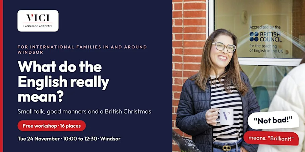 What do the English really mean? at Regus - Windsor Thames Street