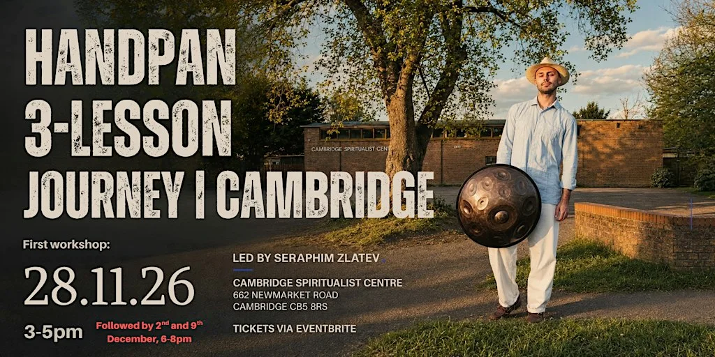 The Handpan Journey Cambridge | Three-Lesson Course at Cambridge Spiritualist Centre