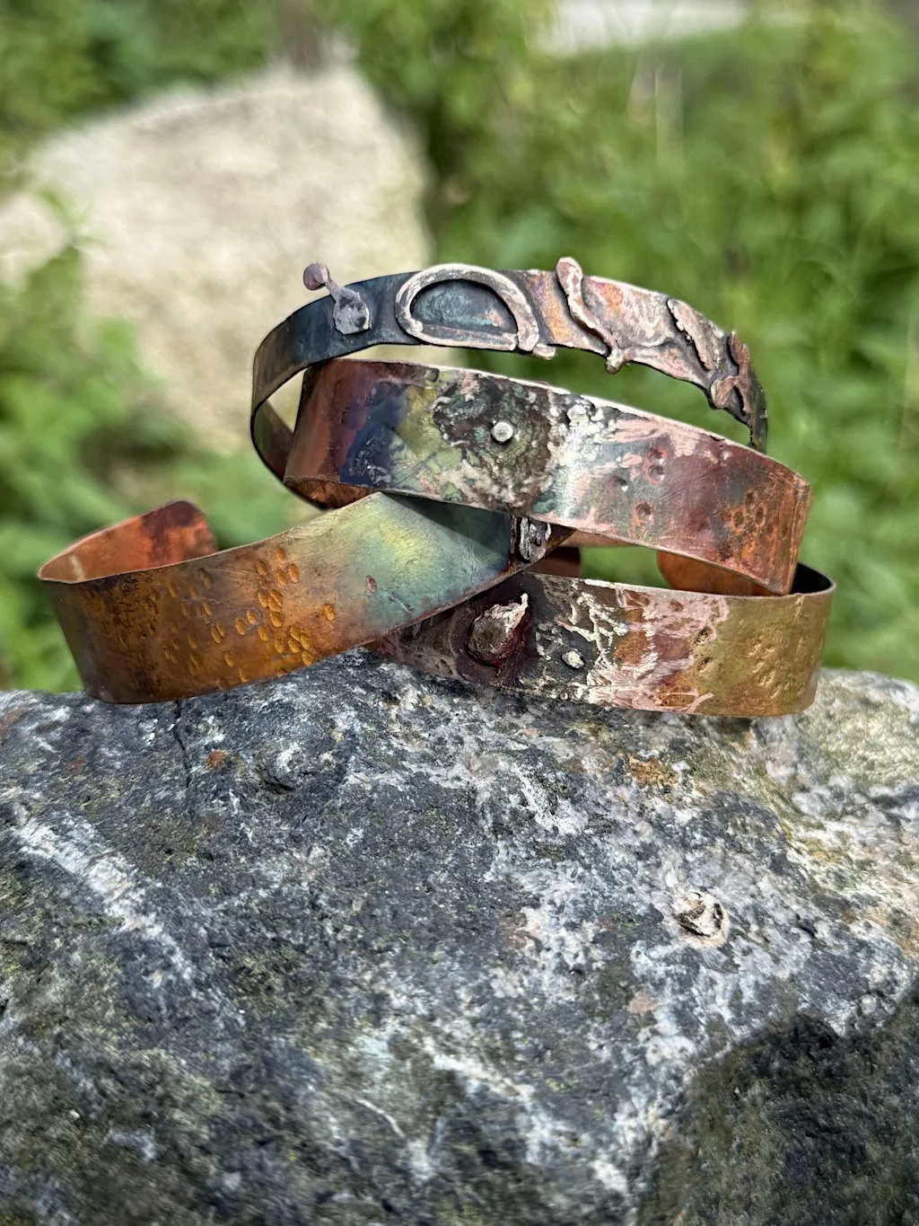 Women's Copper Cuff Workshop at Samnian, Higher Botrea Farm, Newbridge, Penzance, Cornwall